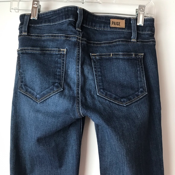 Paige Transcend Skyline Crop Jeans (Zora) w/ Cuffs - Picture 5 of 6
